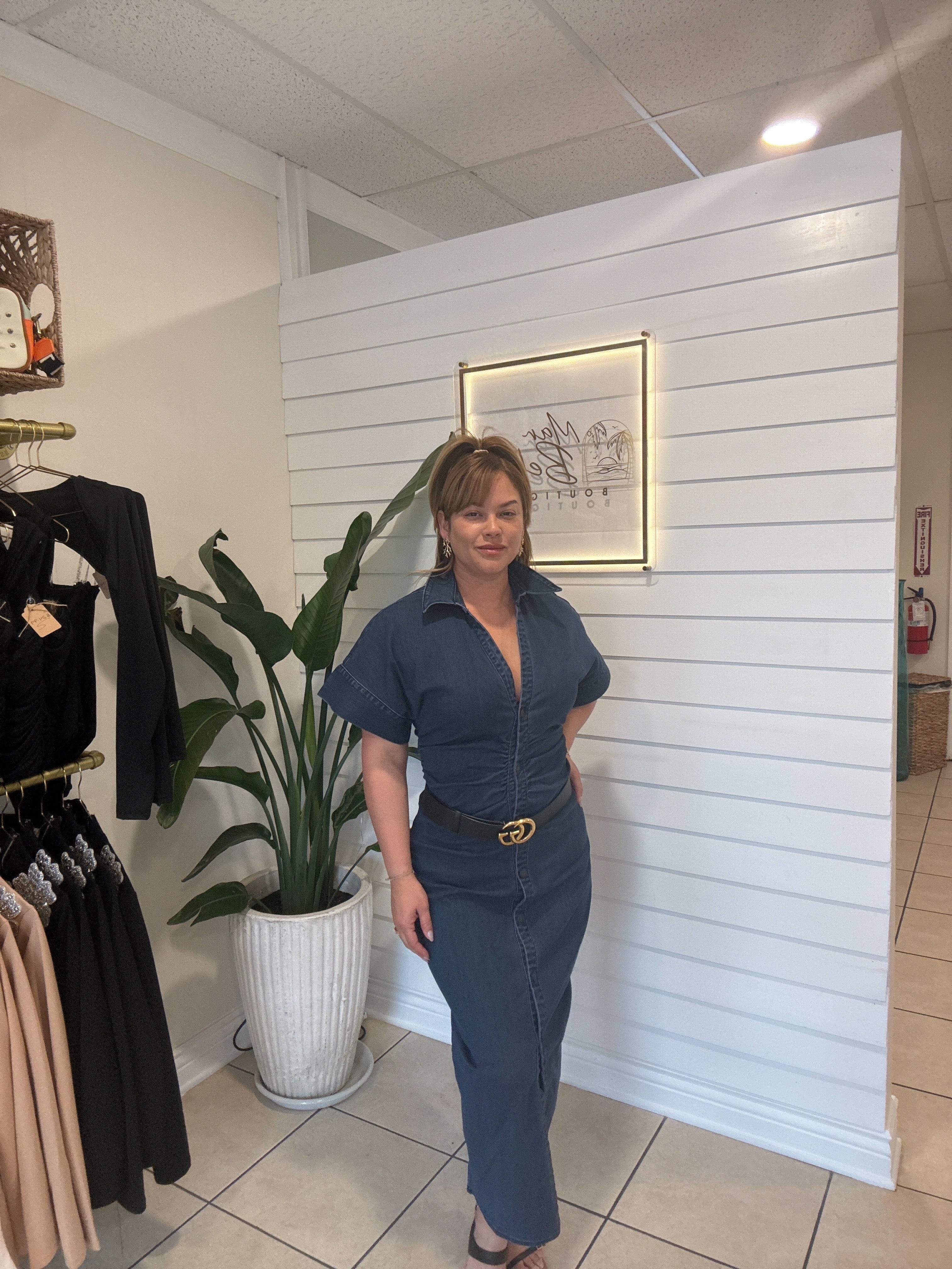 T Jean Dress