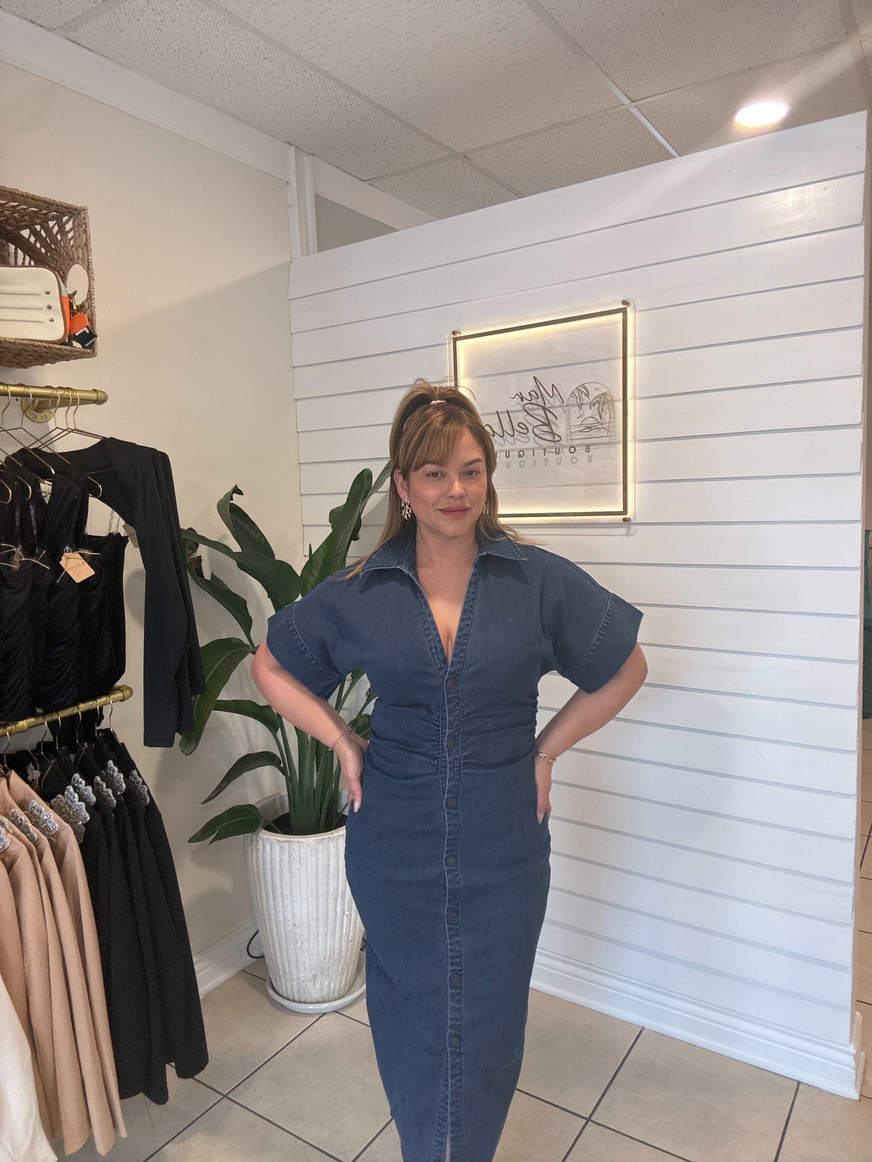T Jean Dress