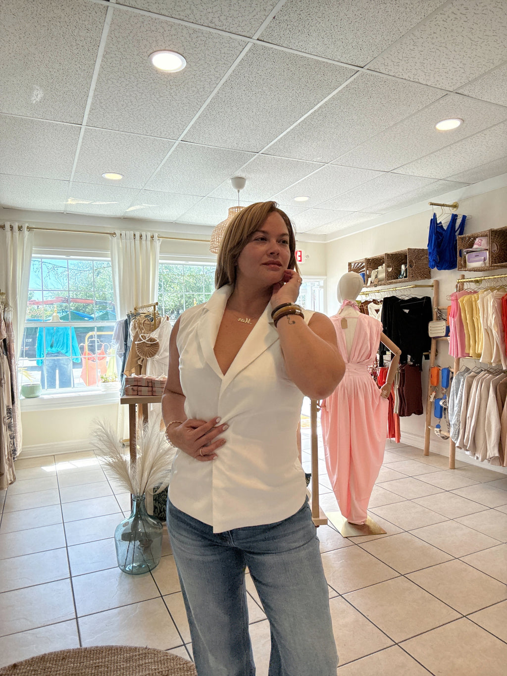 Mar White Blouse