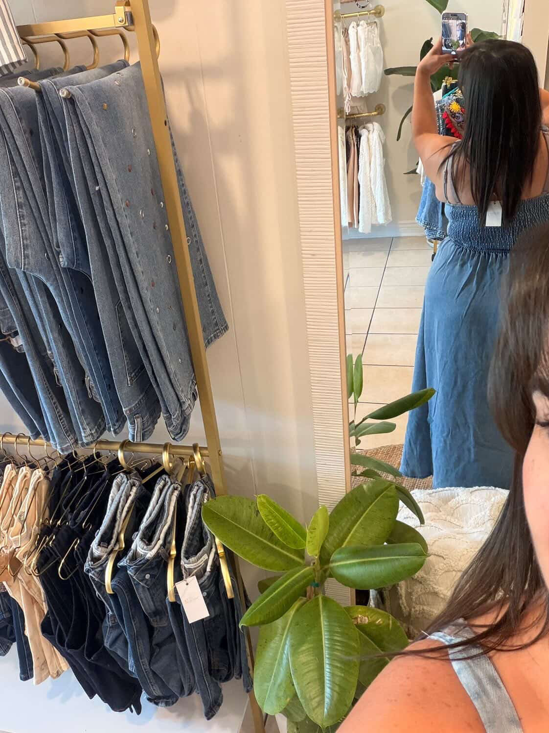 Dress long jeans soft
