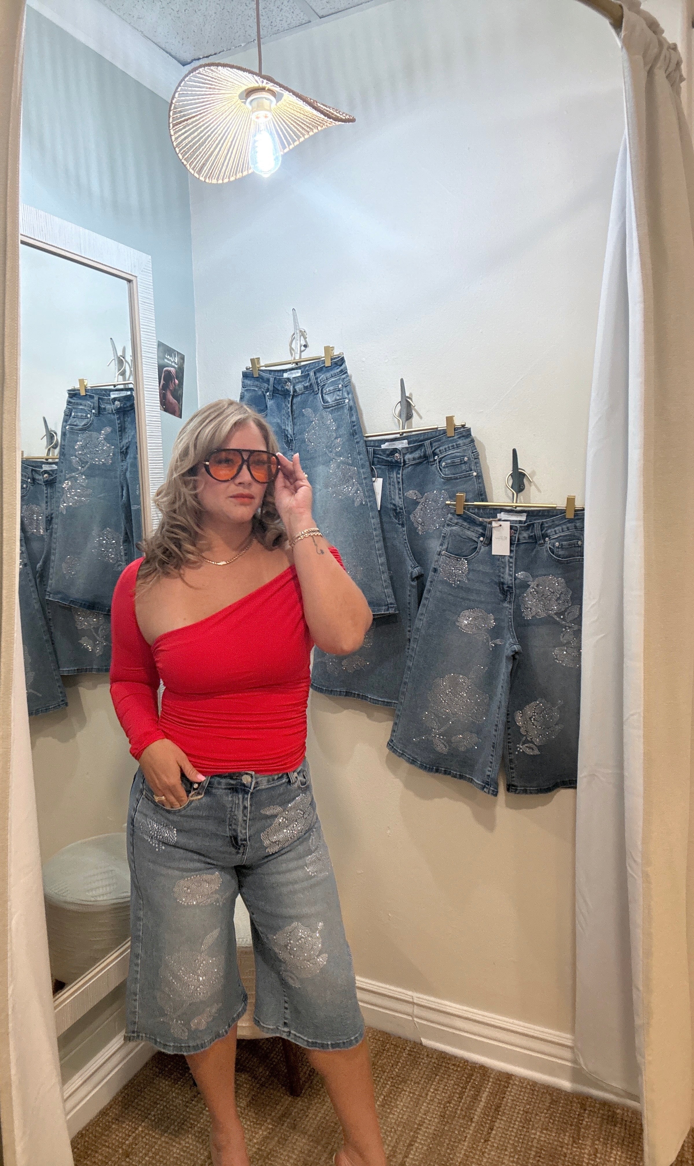 Flowers Bermuda Jean