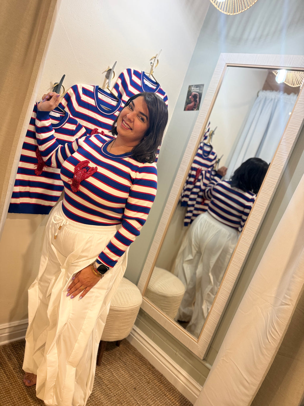 Lobster and Lines Sweater