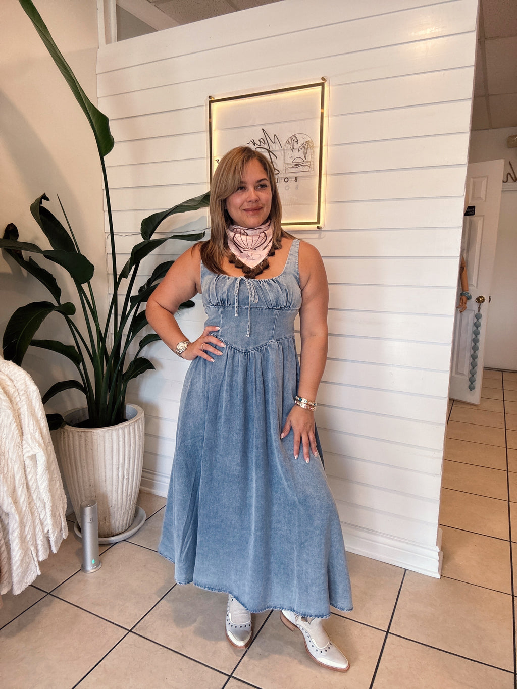 Dress long jeans soft