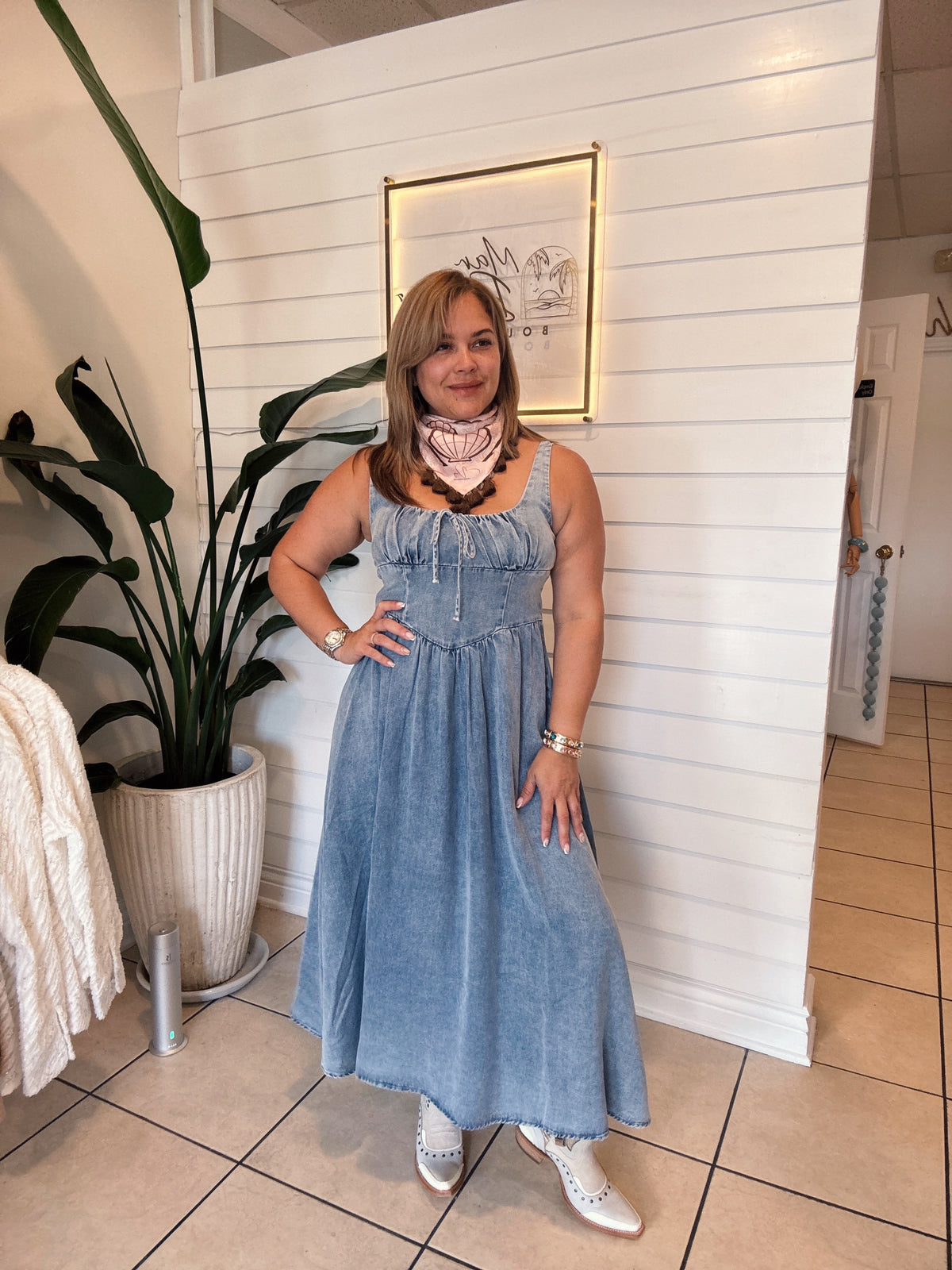 Dress long jeans soft