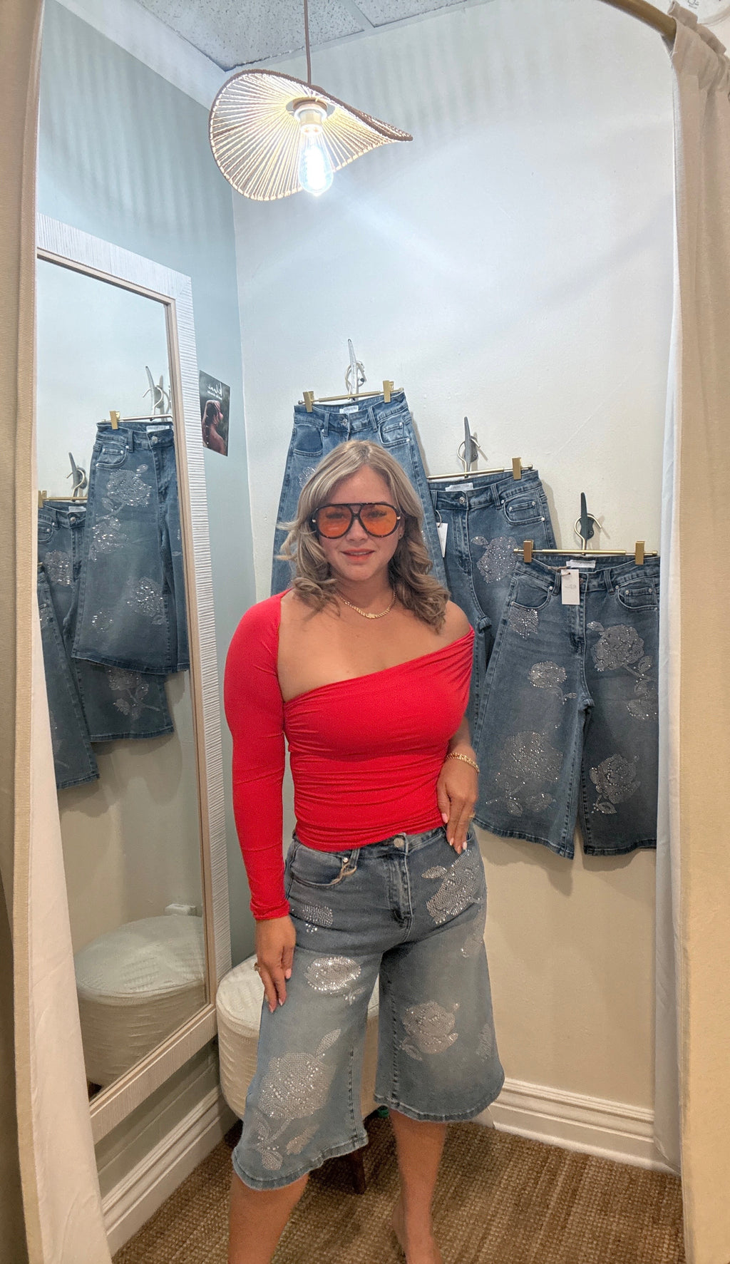 Flowers Bermuda Jean