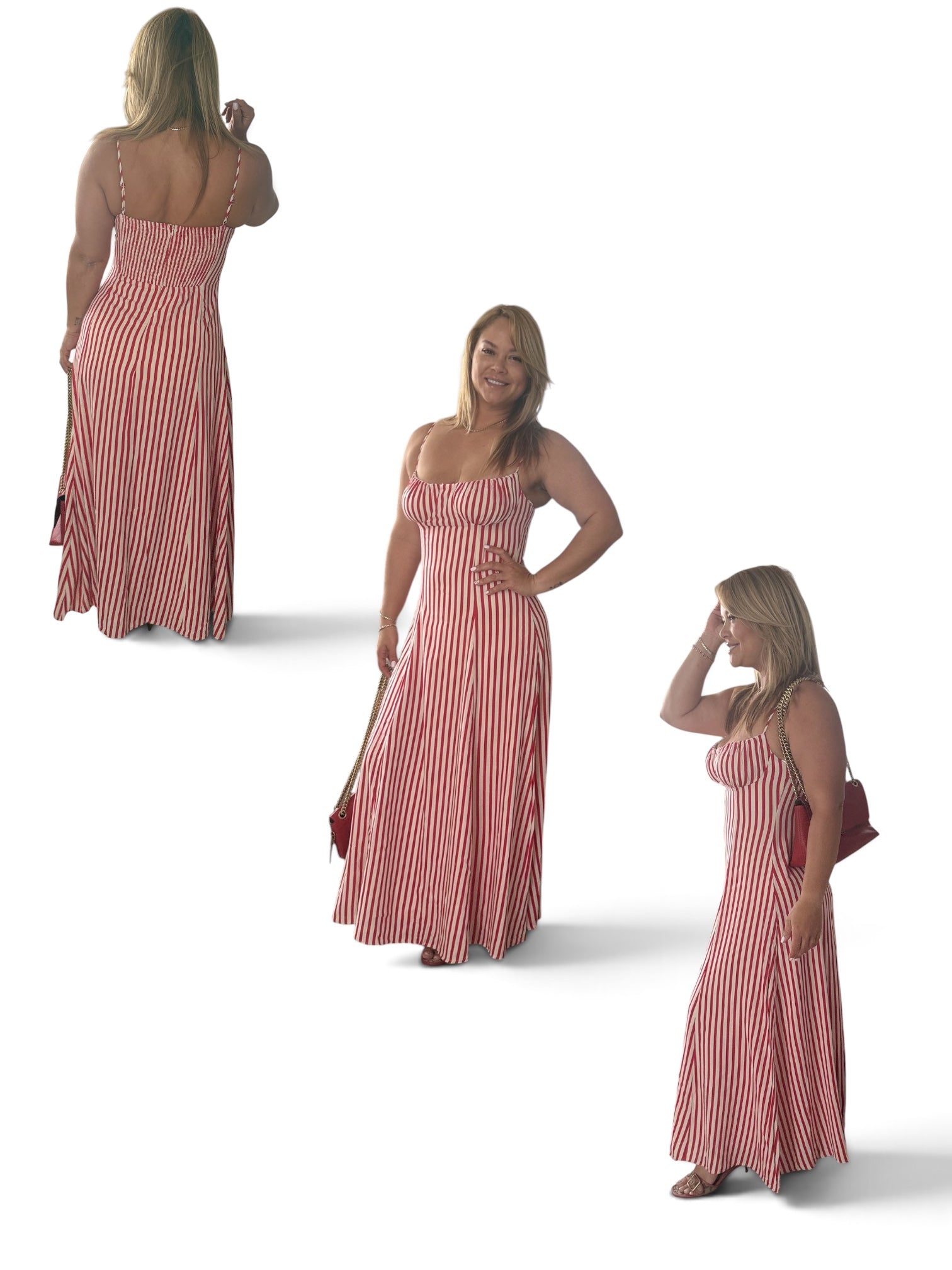 Red Stripe Dress