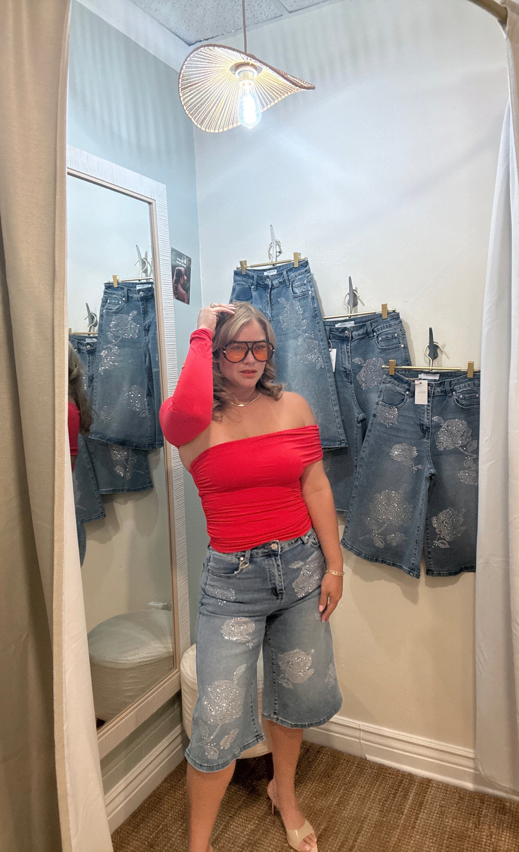 Flowers Bermuda Jean