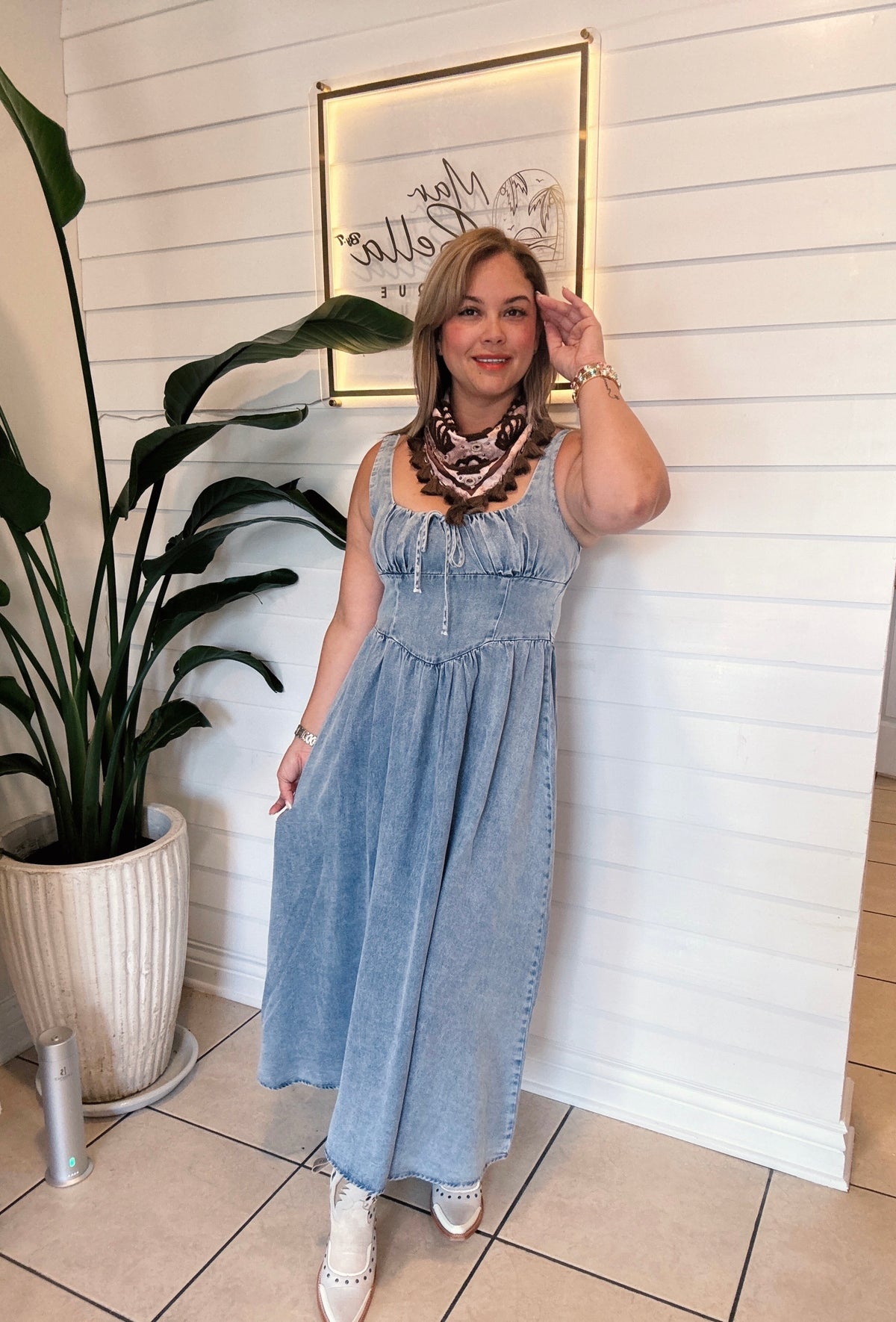 Dress long jeans soft