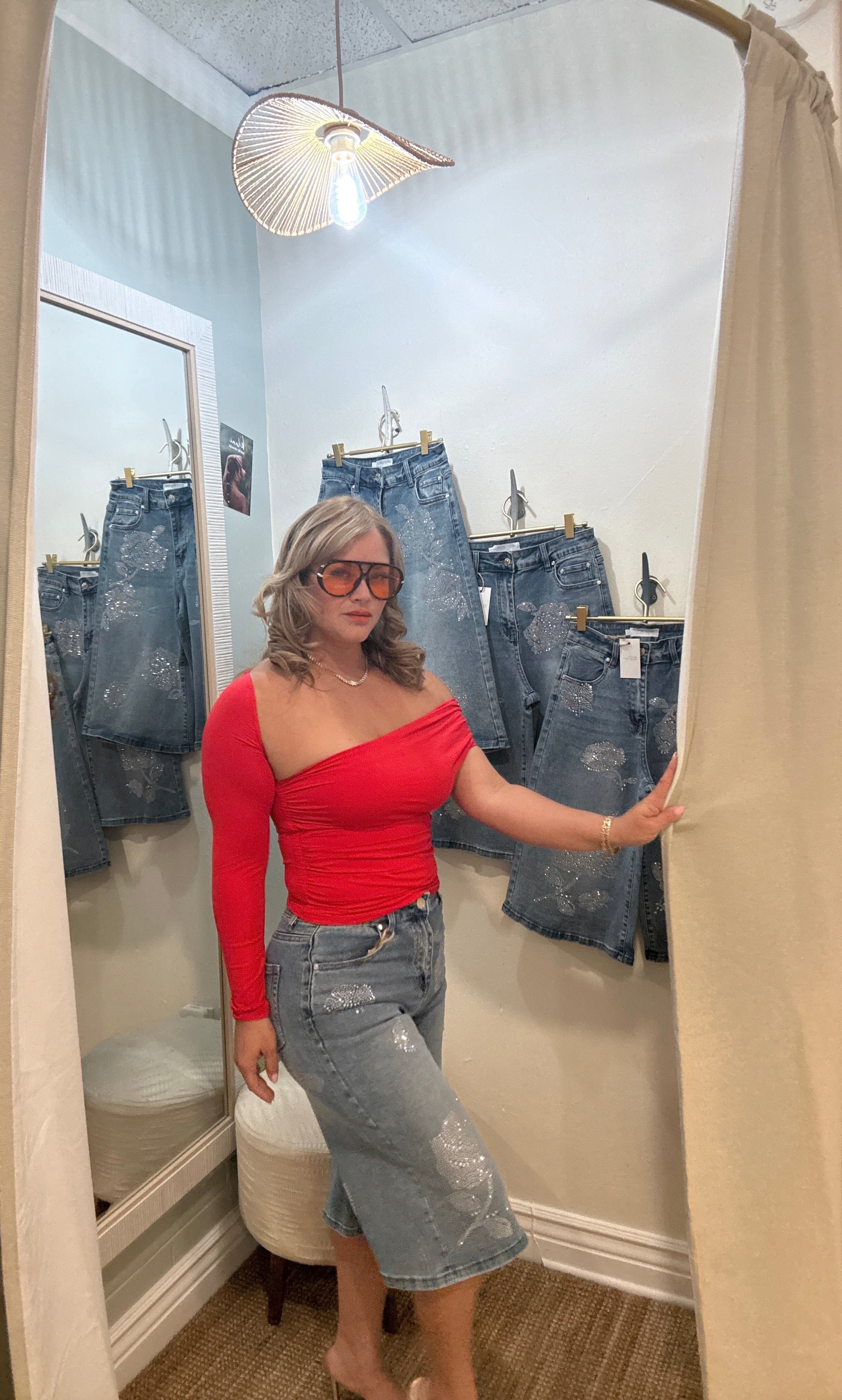 Flowers Bermuda Jean