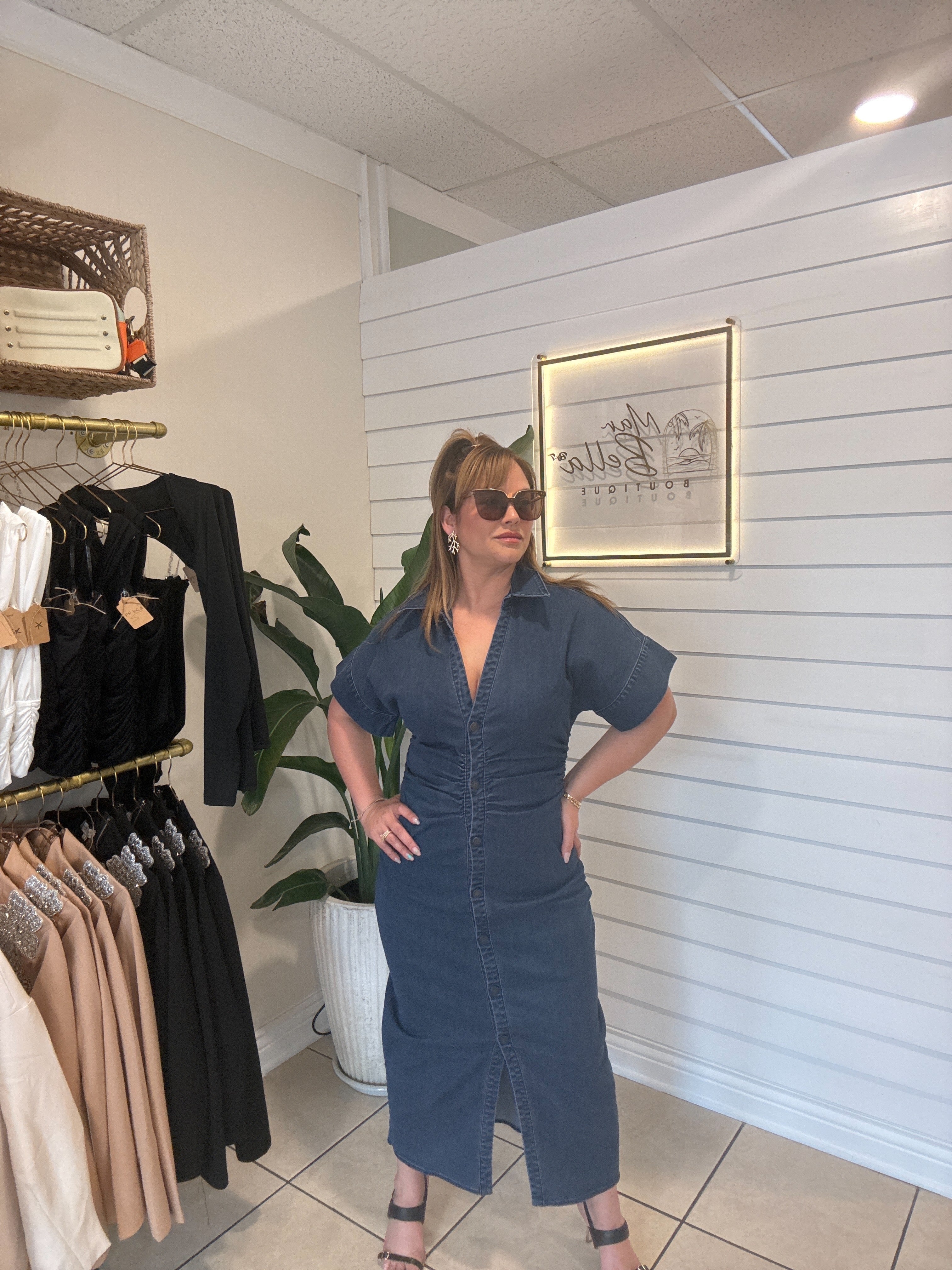 T Jean Dress
