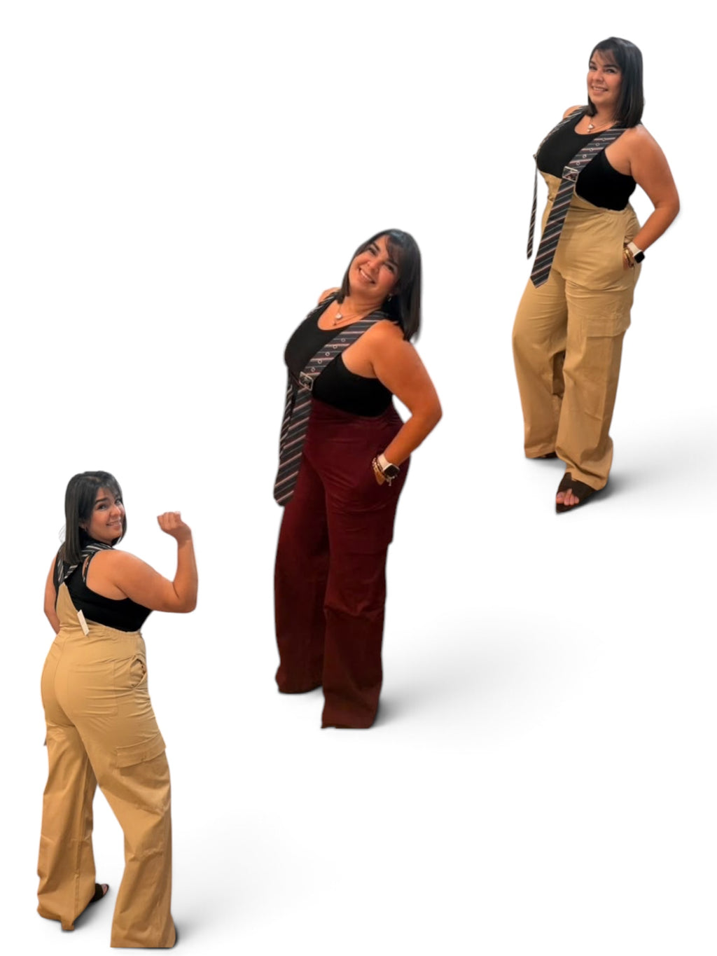 Boss Lady Burgundy Jumpsuit